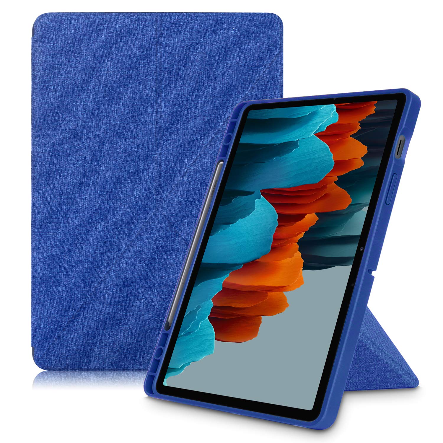 Gylint Origami Case for Samsung Galaxy Tab S7, The Thinnest and